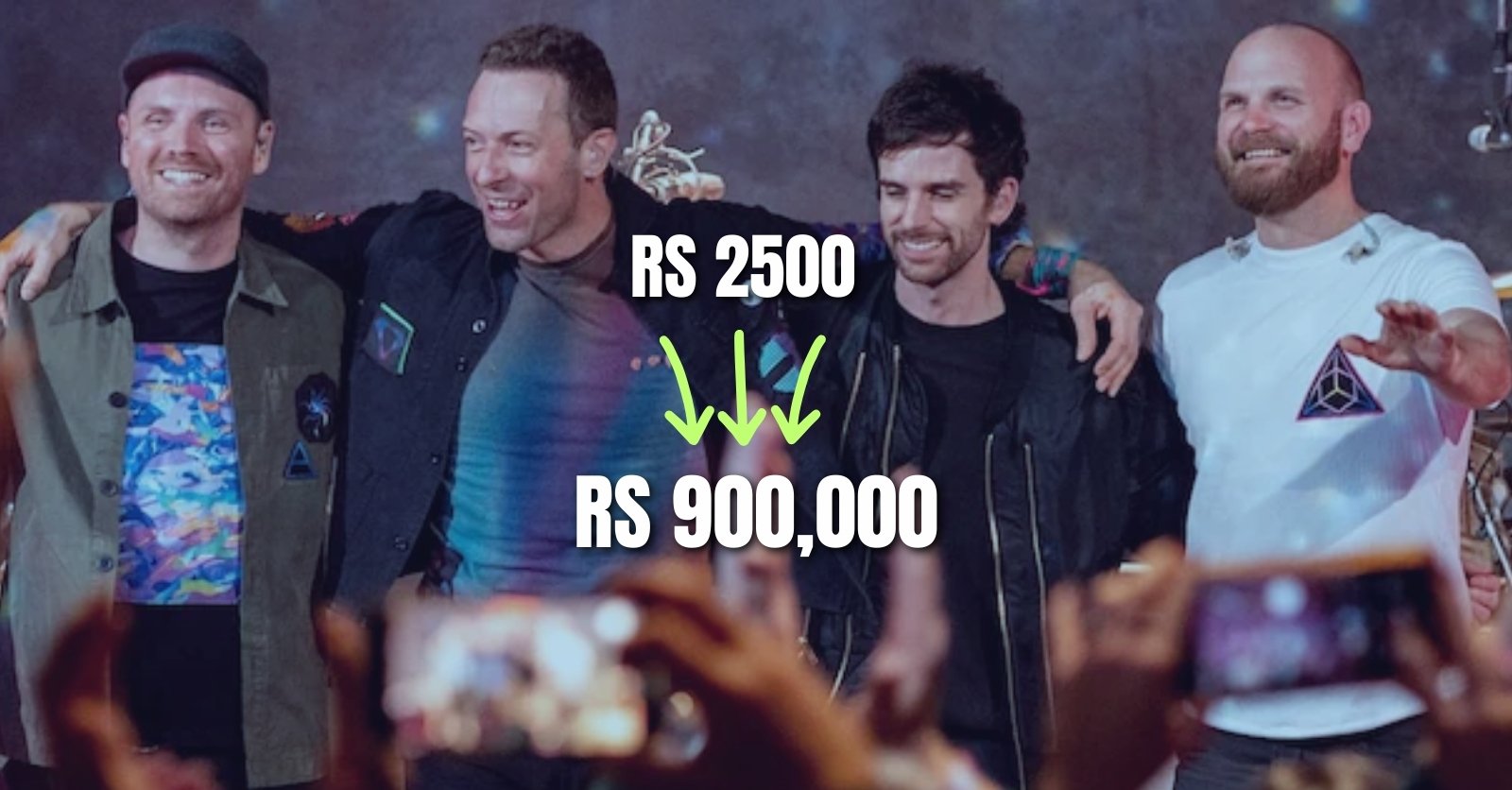 "₹12,000 to ₹900,000 – Coldplay’s ticket prices in India just went ‘Sky Full of Stars’ crazy!"