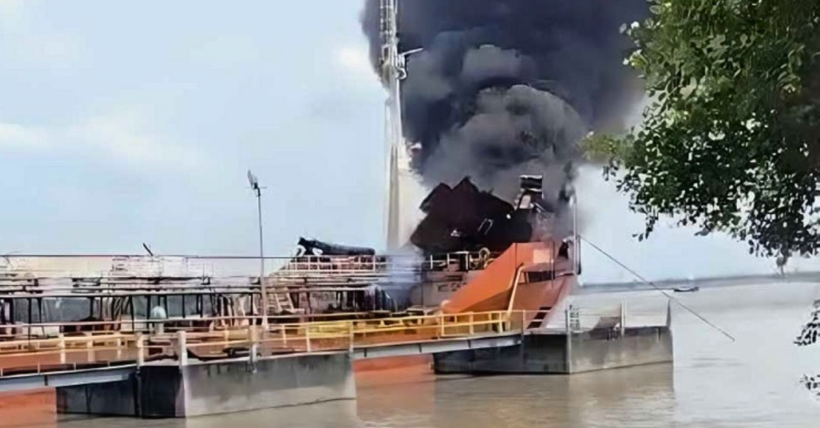 Two Dead Bodies Recovered After Oil Tanker Fire at Chittagong Port